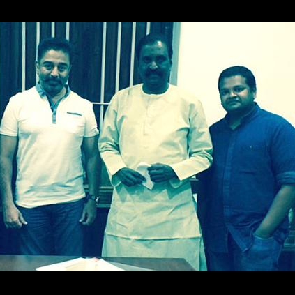 Vairamuthu to write lyrics for Ghibran in Kamal's Thoongavanam