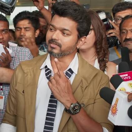 49P addressed in Vijay's Sarkar has been publicised by Election Commision for the 2019 elections