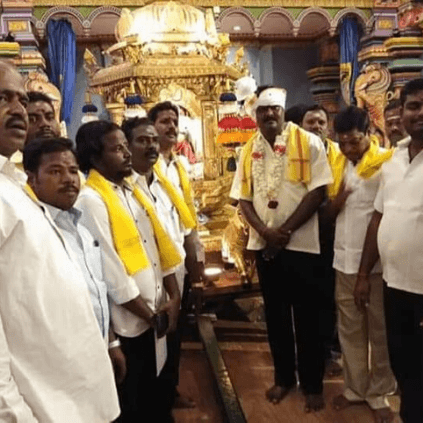 A community does golden chariot rituals for controversial film Draupathi's success