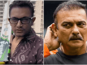Aamir Khan has a question for Ravi Shastri!