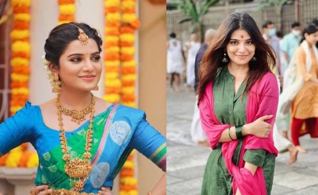 Aathmika photo in wedding look fans got confused