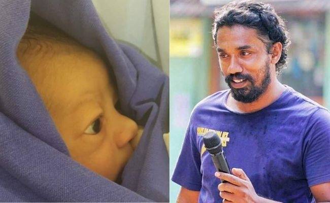 Acclaimed director blessed with baby boy, shares pic ft Anjaam Pathira director Midhun Manuel Thomas