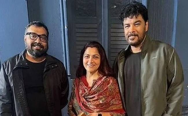 Actor Chaams shares Sundar C, Anurag Kashyap's movie BTS pic