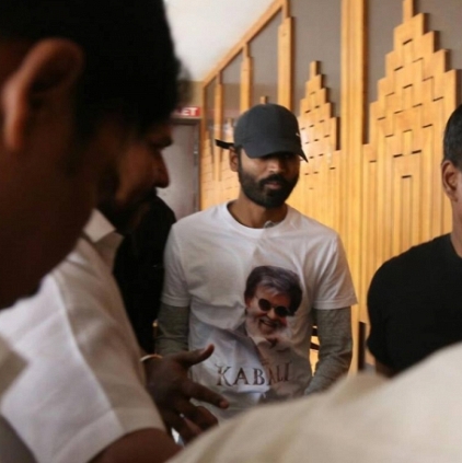 Actor Dhanush is all praise for Rajinikanths acting in Kabali