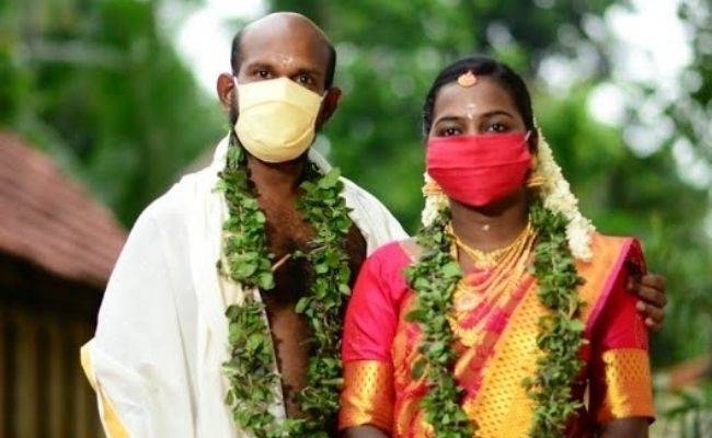 Actor Gokulan gets married with Dhanya amidst lockdown