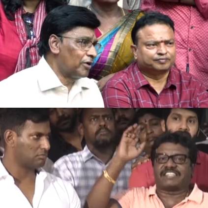 Actor Karunas talks about Bhagyaraj's team and Ishari Ganesh on Nadigar Sangam elections