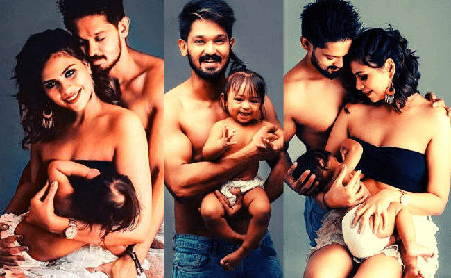 Actor Nakkhul's wife Sruti shares an emotional note about breastfeeding; viral pics
