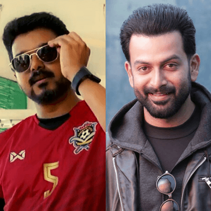 Actor Prithviraj buys the Kerala theatrical rights of Vijay and Atlee's Bigil
