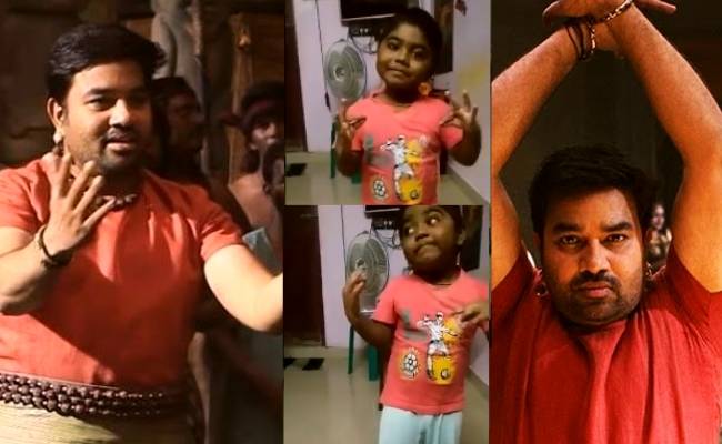 Actor Shiva shares a viral video of kid who can be seen giving him some serious dance competition