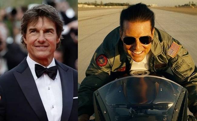 Actor Tom cruise honored in Cannes 2022