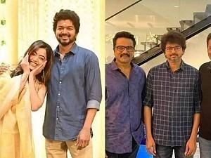 Vijay returns to Chennai after shooting 'Thalapathy 66' - Viral Pic!