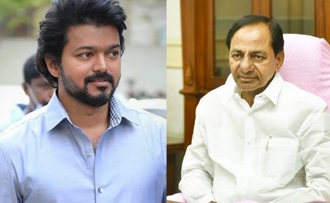 Actor Vijay met Telangana CM K. Chandrashekar Rao during Thalapathy 66 shoot