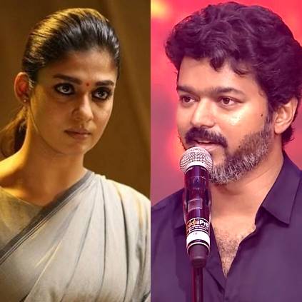 Actor Vijay speaks about lady superstar Nayanthara in Bigil audio launch