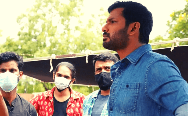 Actor Vishal severely injured at shooting spot again; here’s what happened; viral video