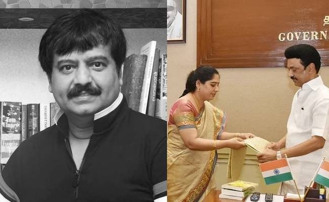 Late actor Vivek's wife requests CM Stalin to name road after actor