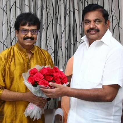 Actor Vivekh meets CM Edappadi Palaniswamy