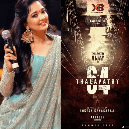 Actress and singer Soundarya Nandakumar roped in for Vijay's Thalapathy 64