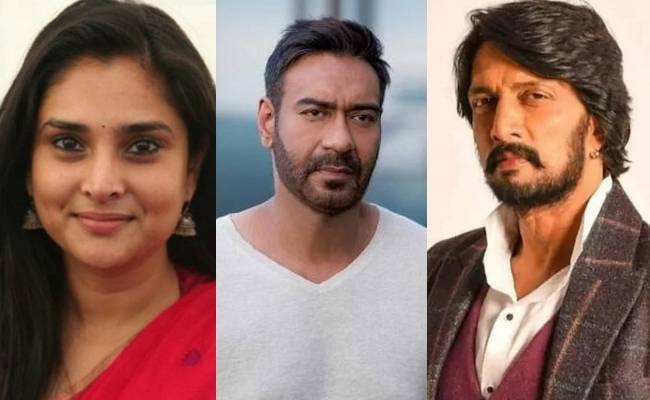 Actress Divya Spandana reply to ajay devgan went viral