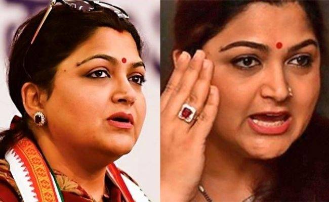 Actress Khushbu Sundar receives rape threat on mobile
