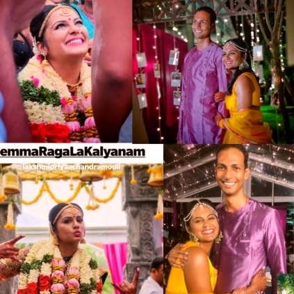 Actress Lakshmi Priya Chandramouli gets married pics here