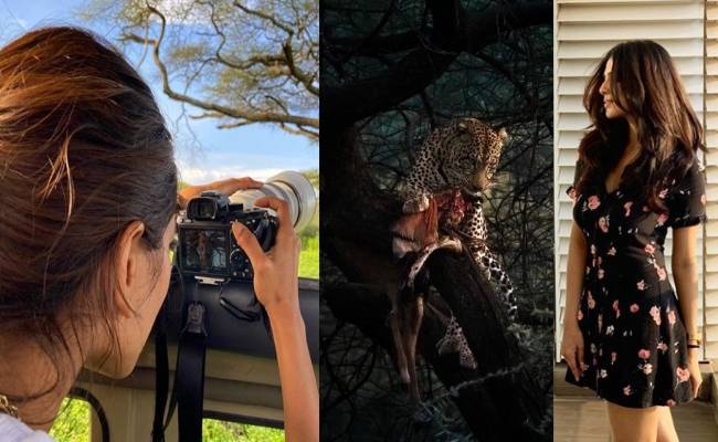 Actress Malavika Mohanan flashes her photography skills in social media.