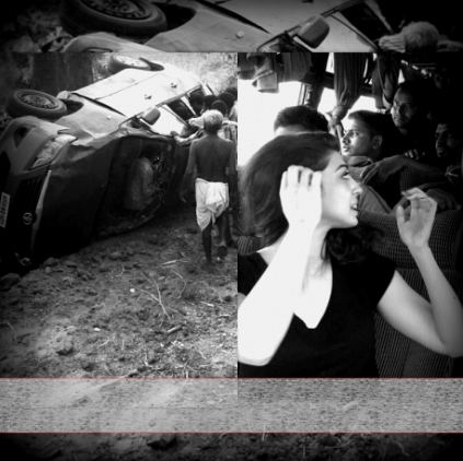 Actress Pranitha meets with a road accident