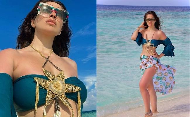 Actress Raai Laxmi's Maldives beach vacation videos go viral