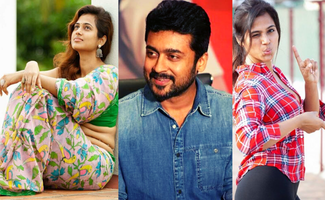 Actress Ramya Pandian joins hands with Suriya; shares about upcoming projects