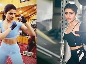 Samantha lifts 45 kg effortlessly at the gym - viral video!