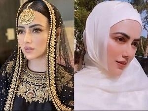 WEDDING PICS: Actress Sana Khan ties the knot! Fans and friends shower wishes!