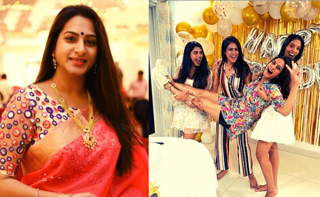Actress Surekha Vani has a blast celebrating her 40th birthday; viral pics