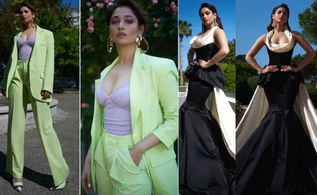 Actress Tamannaah Bhatia's latest photos at Cannes Film Festival 2022