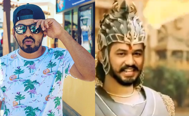 Adhi reacts to "What if HipHop Tamizha composed music by Baahubali" video