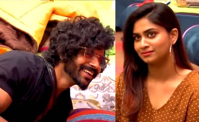 After crying, Bala is seen blushing out when Shivani’s name pops up in Bigg Boss Tamil 4, video