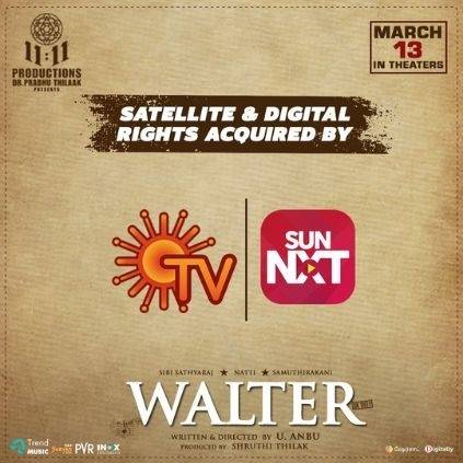 After Master, Doctor and Soorarai Pottru, Sun TV locks satellite rights of major film - Sibiraj's Walter