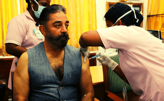 After taking Corona vaccine, Kamal Haasan sends a strong political message