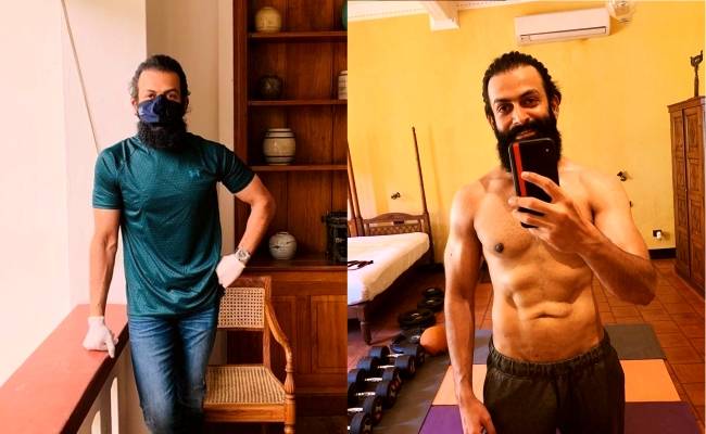 After testing negative for Covid 19, Prithviraj is busy with this, shares pic