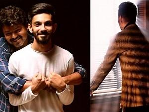 After the terrific 'Master' video, Anirudh's latest viral clipping captures the mind of this movie mogul! Watch!