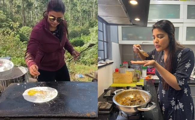 Aishwarya Rajesh cooks Netizens bowled over scrumptious dishes