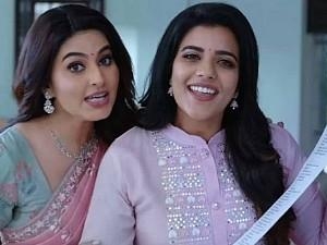 Aishwarya Rajesh's fan girl moment with actress Sneha!