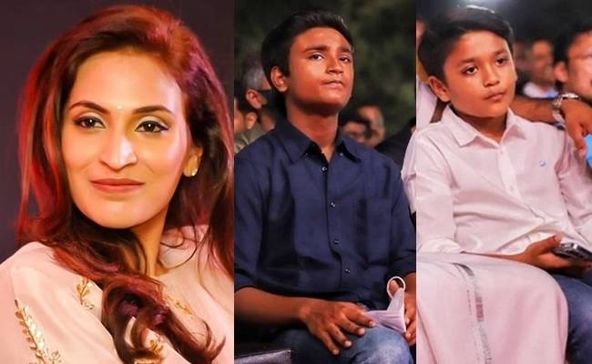 Aishwarya Rajinikanth emotional status about her sons