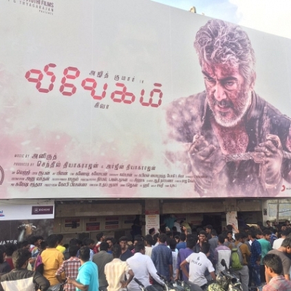 Ajith's Vivegam becomes the second highest grosser in Rohini Silver Screens