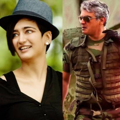 Akshara Haasan talks about Ajith Kumar and Vivegam in interview