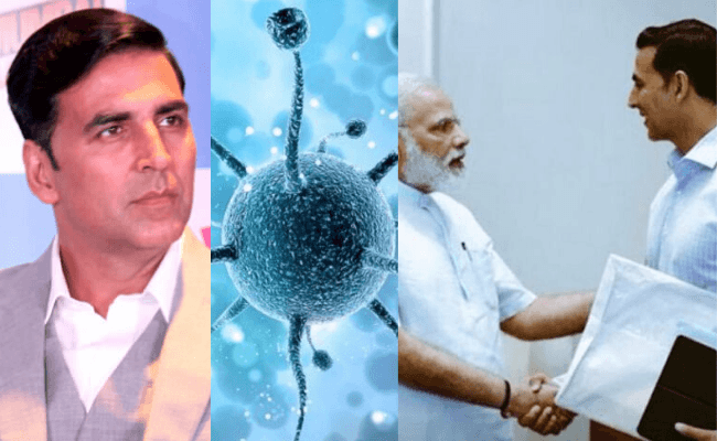 Akshay Kumar donates 25 crores to Narendra Modi's PM-CARES fund to fight COVIDA19