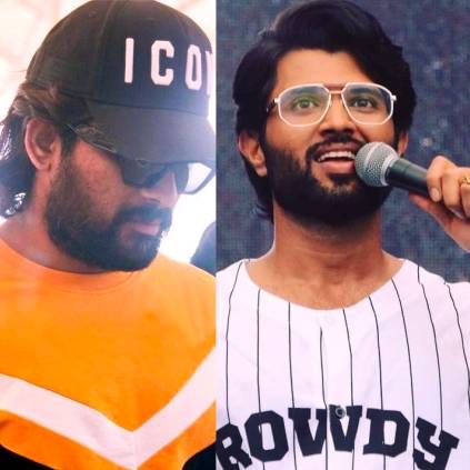 Allu Arjun keeps his promise by wearing Vijay Deverakonda’s gifted Rowdy t-shirts