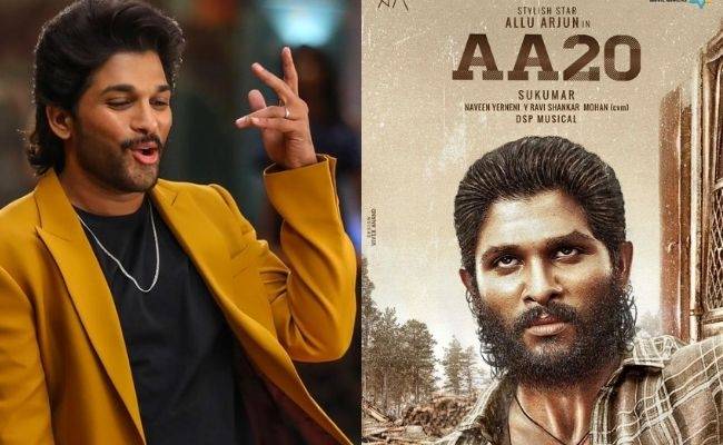 Allu Arjun's AA20 real poster coming soon official announcement after fan made FL poster became viral