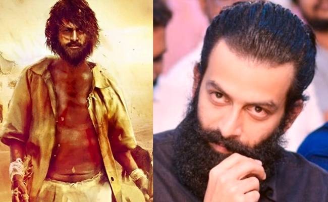 Amidst Prithviraj’s hectic shoot for Aadujeevitham, his latest post is winning hearts