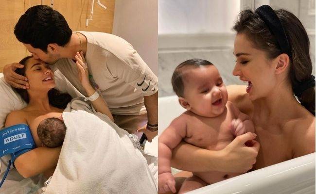 Amy Jackson latest pictures with son go viral - shares emotional post