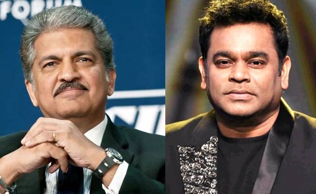 Anand mahindra praises rahman album in tamil on tweet