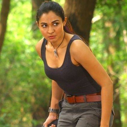 Andrea Jeremiah takes up an action avatar in Ka movie pictures here!
